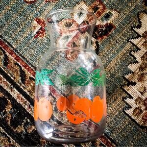 Vintage Anchor Hocking Orange Juice Pitcher No Lid